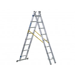 Zarges 44838 D-Rung Combination Ladder 3-Part 3 x 8 Rungs