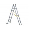Zarges 44838 D-Rung Combination Ladder 3-Part 3 x 8 Rungs
