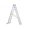 Zarges 44840 D-Rung Combination Ladder 3-Part 3 x 10 Rungs