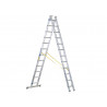 Zarges 44842 D-Rung Combination Ladder 3-Part 3 x 12 Rungs