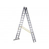 Zarges 44844 D-Rung Combination Ladder 3-Part 3 x 14 Rungs