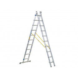 Zarges 44870 D-Rung Combination Ladder 2-Part 2 x 10 Rungs