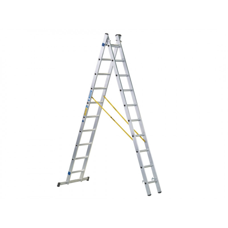Zarges 44874 D-Rung Combination Ladder 2-Part 2 x 14 Rungs Zarges 44874 D-Rung Combination Ladder 2-Part 2 x 14 Rungs