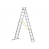 Zarges 44874 D-Rung Combination Ladder 2-Part 2 x 14 Rungs