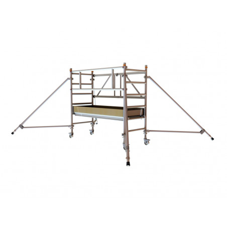 Zarges 5535212 PaxTower 3T Base Pack with Toeboards & Stabilisers Platform Height 0.6m