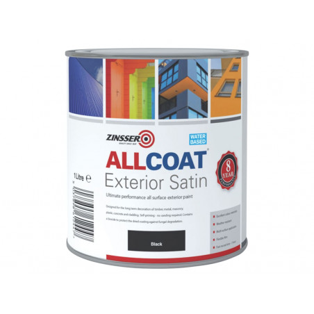 Zinsser ZN7200003D1 AllCoat® Exterior Black 1 litre
