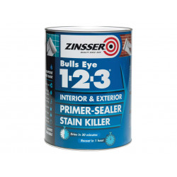Zinsser ZN7040001C1 Bulls Eye® 1-2-3 Primer & Sealer Paint 2.5 litre