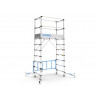 Zarges TT002 Teletower Aluminium Telescopic Scaffold Tower with Toeboards