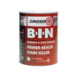 Zinsser ZN7020001D1 B.I.N® Primer, Sealer & Stain Killer Paint White 1 litre