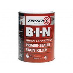 Zinsser ZN7020001A1 B.I.N® Primer, Sealer & Stain Killer Paint White 5 litre