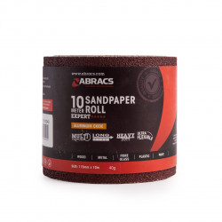 Abracs Sandpaper Roll 40 Grit 10m - ABS11510040