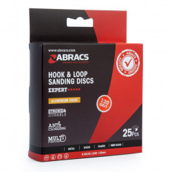 Abracs Hook & Loop Disc 125mm 120 Grit - ABHL8125120