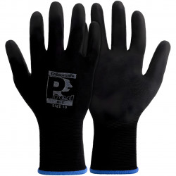Predator Jet Gloves (Medium, 10 Pack) - BLACK-PUPL-8