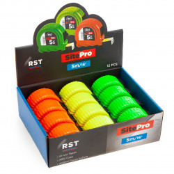 RST Hi-Viz Tape Measure (16', 12-Pack) - RSTDIS50