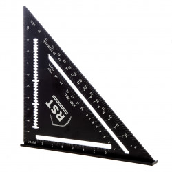 RST Rafter Square 12" Aluminium Black - RSTRAS12
