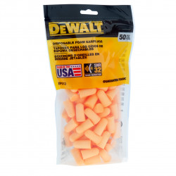 DeWalt DPG12BG50-EU Foam Earplugs (50 Pack)