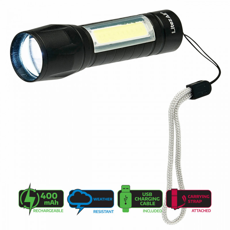 LitezAll Mini Rechargeable Torch LA-RCHFL-8/24 LitezAll Mini Rechargeable Torch LA-RCHFL-8/24