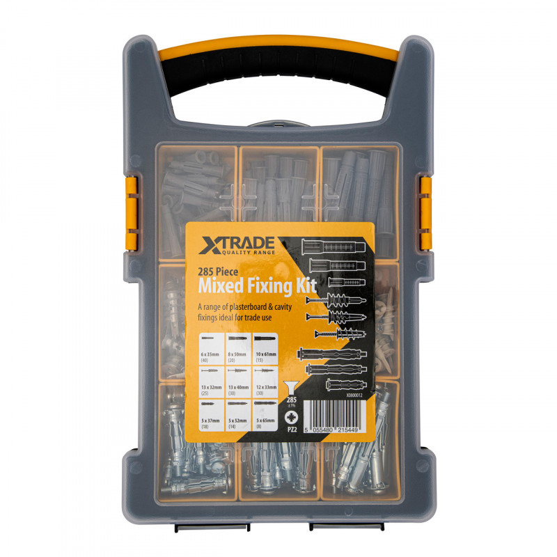 XTrade X0800012 Mixed PZ2 Fixing Kit (Pack of 285)