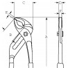 Bahco 8224 ERGO Slip Joint Pliers - 8224