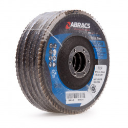Abracs Flap Disc 115mm 120 Grit (5 Pack) - ABFZ115B0120