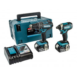 Makita DLX2131TJ Combi Drill Twin Pack - DLX2131TJ
