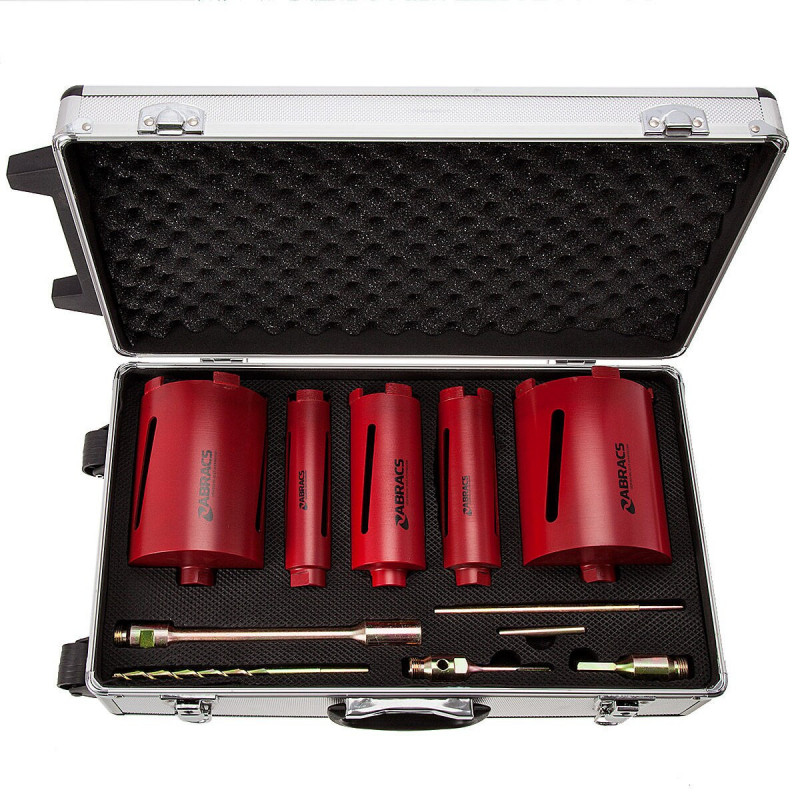 Abracs Diamond Core Drill Set (5pc) - ABDCORESET5