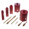 Abracs Diamond Core Drill Set (5pc) - ABDCORESET5