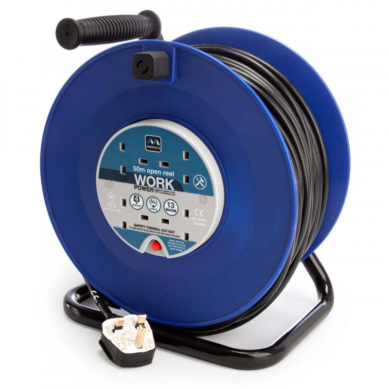 Masterplug 13A 4 Gang Cable Reel HDCC5013-4BL-MP Masterplug 13A 4 Gang Cable Reel HDCC5013-4BL-MP