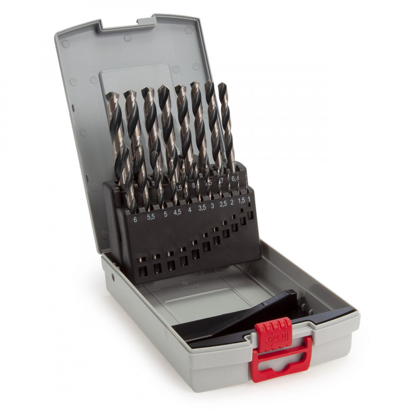 Bosch 2608577351 HSS Twist PointTeQ Drill Bit Set 1 – 10mm (19 Piece)