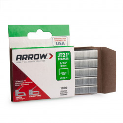 Arrow JT21 Staples 8mm (1000 Pack) - A215