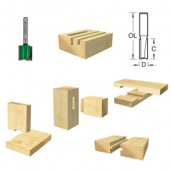 Trend C030AX1/4TC Two Flute Cutter - C030AX1/4TC
