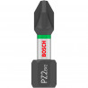 Bosch PZ2 Impact Bits 25mm (25 Pack) - 2607002804