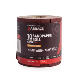 Abracs Sandpaper Roll 80 Grit 10m - ABS11510080