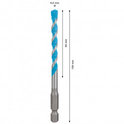 Bosch HEX-9 Drill Bit 6x60mm - 2608900574