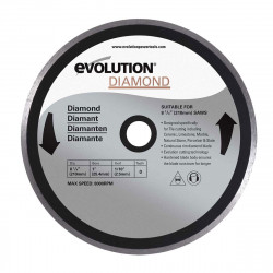 Evolution Rage 3S Diamond Blade 210mm - RAGEBLADE210DIAMOND