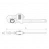 Bahco 361-12 Pipe Wrench - 12” - 361-12