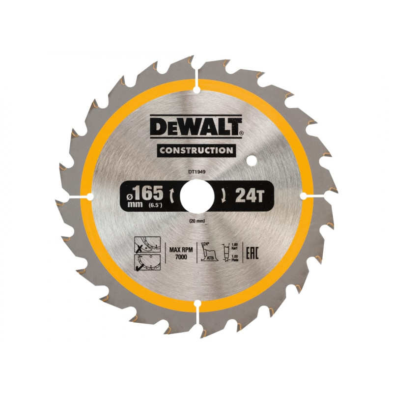DeWalt DT1949 Circular Saw Blade - DT1949 DeWalt DT1949 Circular Saw Blade - DT1949