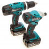 Makita DLX2336S LXT 18V Combi Drill & Impact Driver Twin Pack (2 × 3.0Ah Batteries)