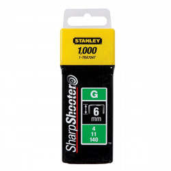 Stanley Heavy-Duty Staples 6mm (1000 Pack) - 1-TRA704T