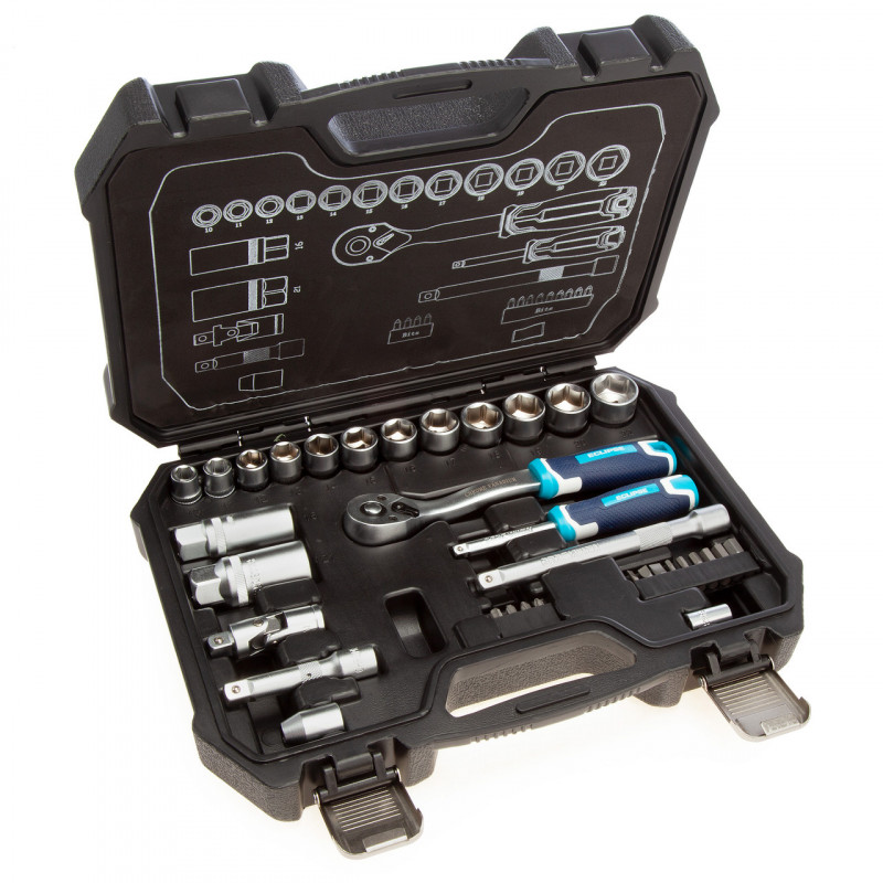 Eclipse ESS34PS Socket Set - 34pc - MPN Eclipse ESS34PS Socket Set - 34pc - MPN