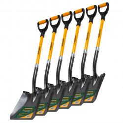 Groundhog Square Shovel (6-Pack) - G1300008-6