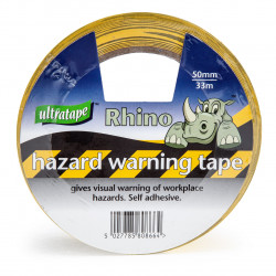 Ultratape Hazard Tape 50mm x 33m - 00225033BYUL