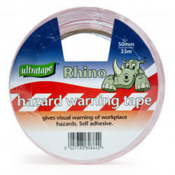 Ultratape Hazard Tape 50mm x 33m - 00225033RWUL