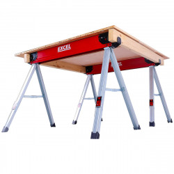 Excel 8502 Folding Sawhorses - Twin Pack