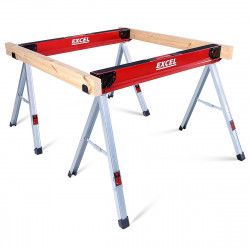 Excel 8502 Folding Sawhorses - Twin Pack