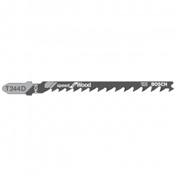 Bosch T244D Jigsaw Blades (5 Pack) - 2608630058