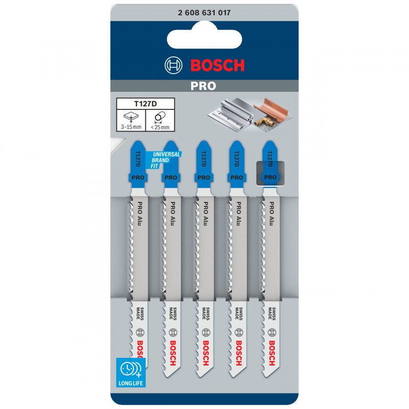 Bosch T127D Jigsaw Blades - 2608631017 Bosch T127D Jigsaw Blades - 2608631017
