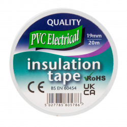 Ultratape PVC Tape 19mm x 20m - 00351920WH