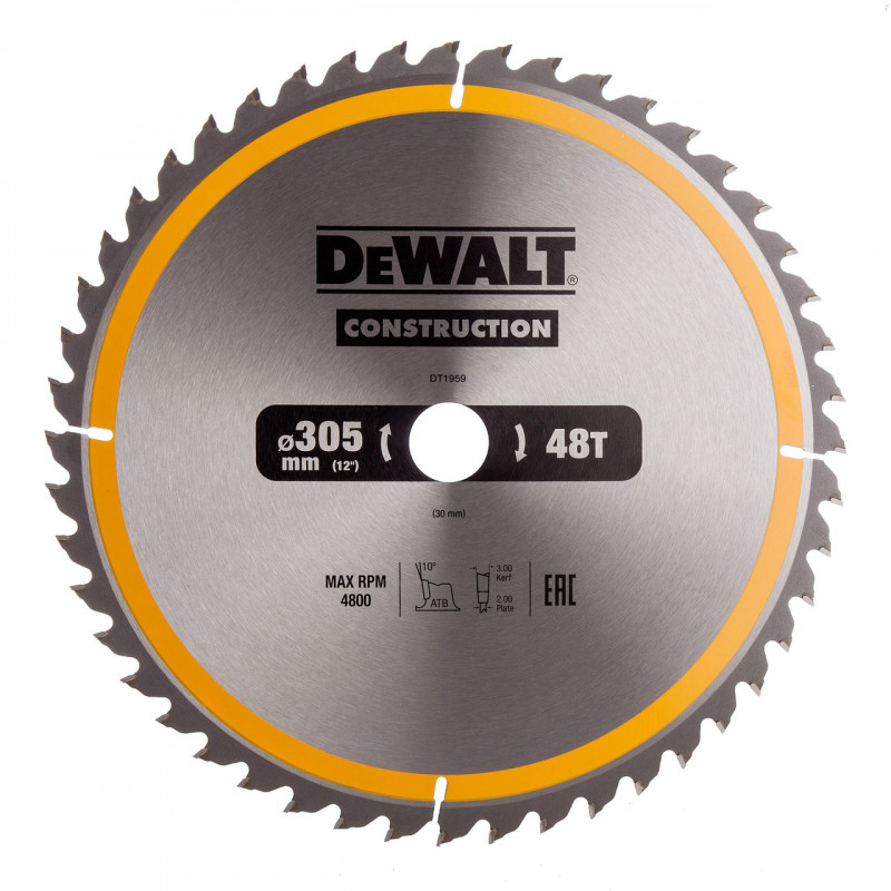 DeWalt DT1959 Circular Saw Blade - DT1959 DeWalt DT1959 Circular Saw Blade - DT1959
