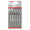 Bosch T101AO Jigsaw Blades 83mm (5 Pack) - 2608630031